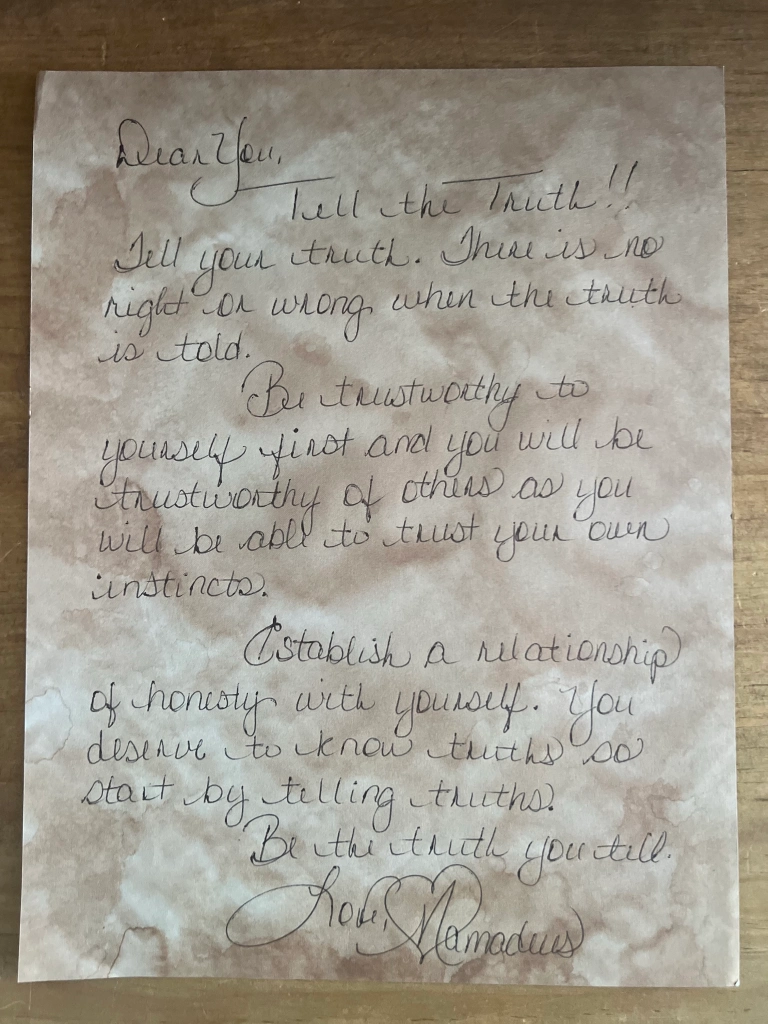Mamadeus Love Letter # 35