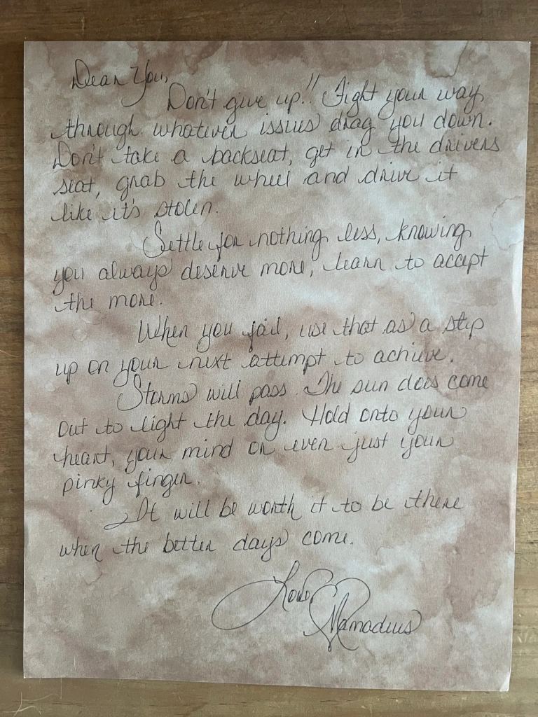 Mamadeus Love Letter # 5