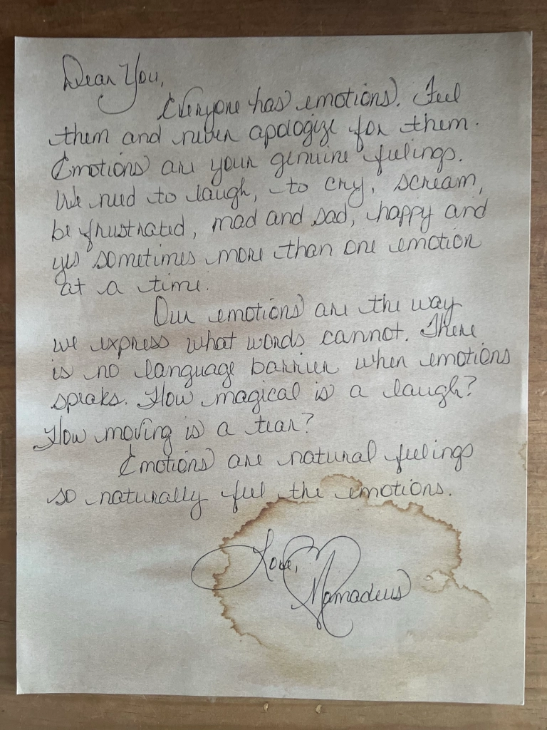 Mamadeus Love Letter # 13