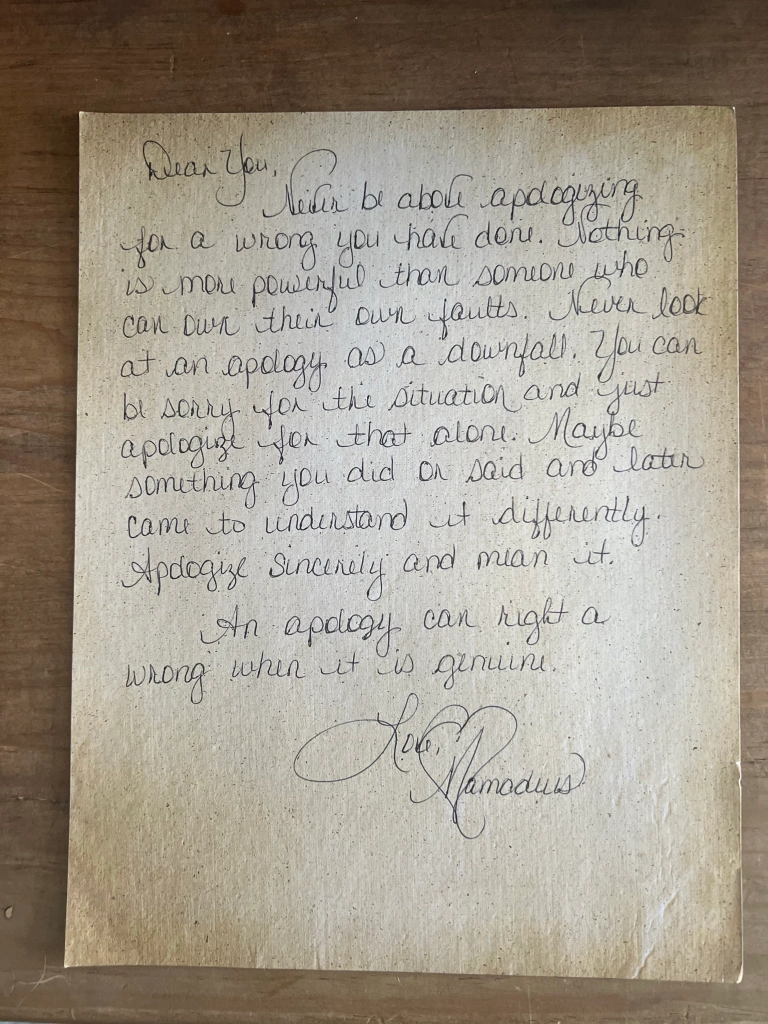 Mamadeus Love Letter # 14
