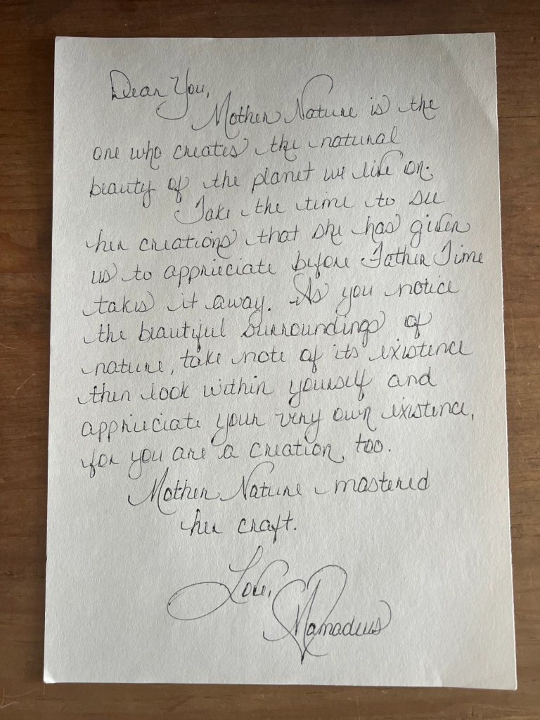 Mamadeus Love Letter # 17