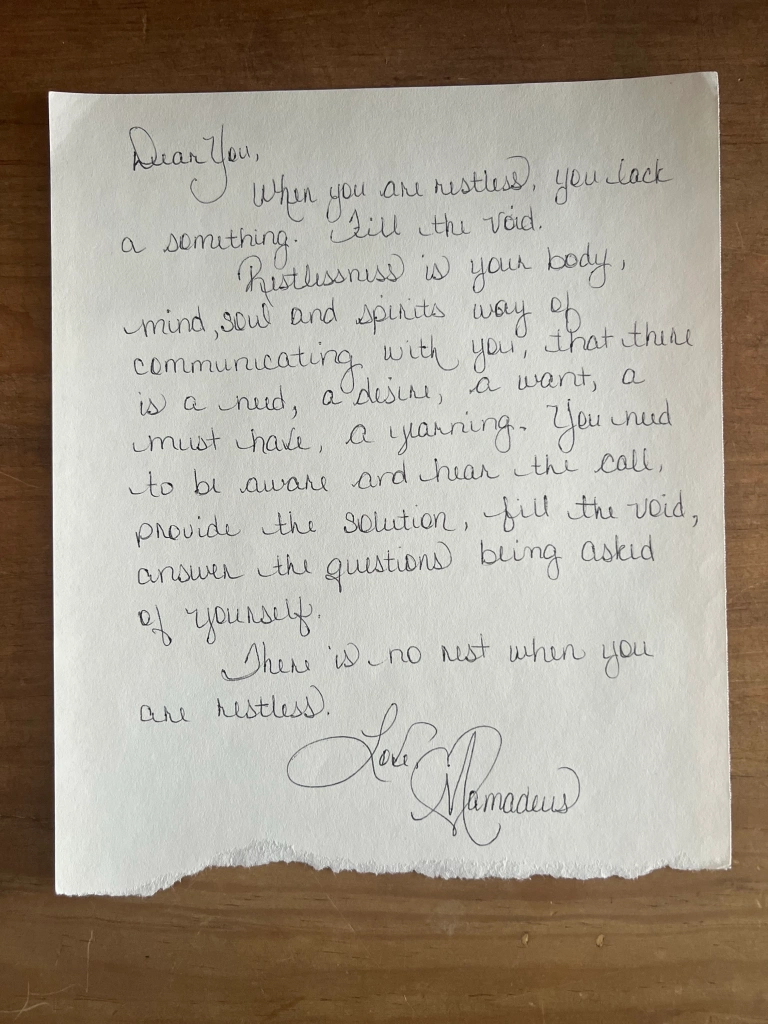 Mamadeus Love Letter # 21