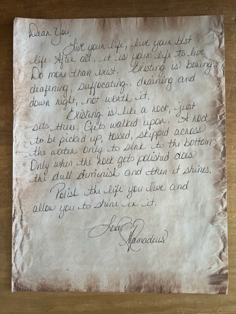 Mamadeus Love Letter # 22