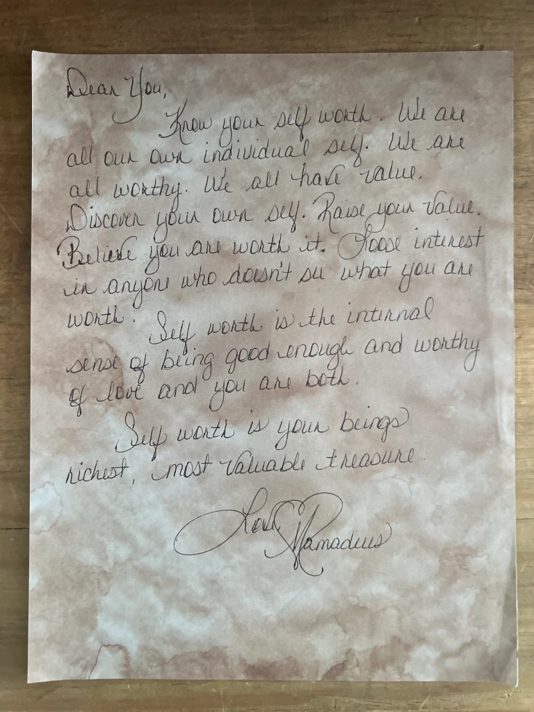 Mamadeus Love Letter # 25