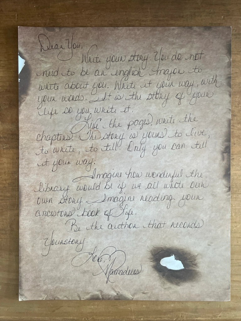 Mamadeus Love Letter # 28