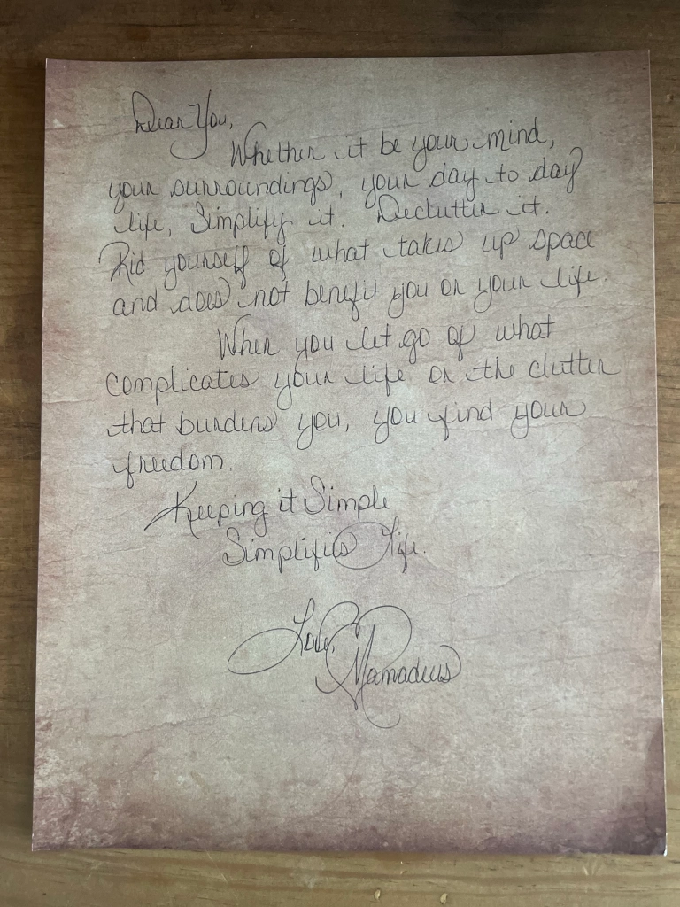 Mamadeus Love Letter # 29