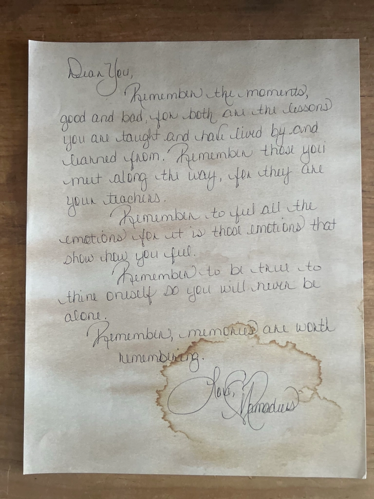 Mamadeus Love Letter # 33