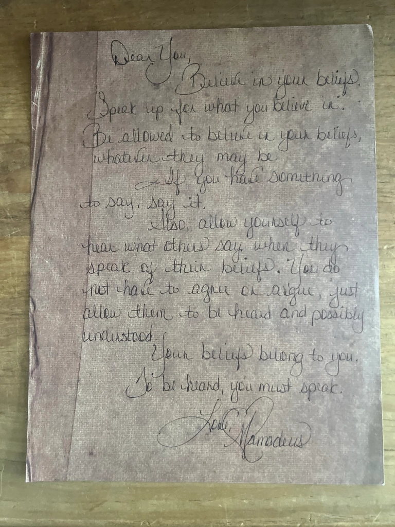 Mamadeus Love Letter # 40