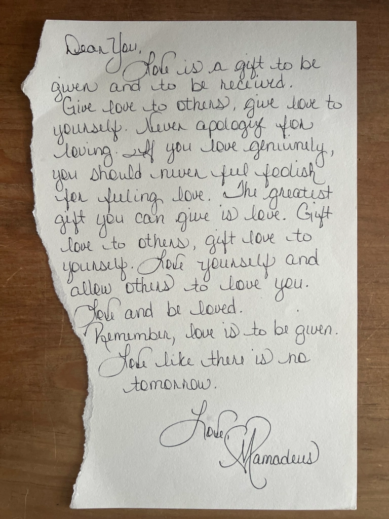 Mamadeus Love Letter # 41