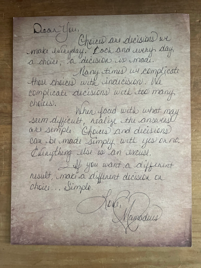Mamadeus Love Letter # 49