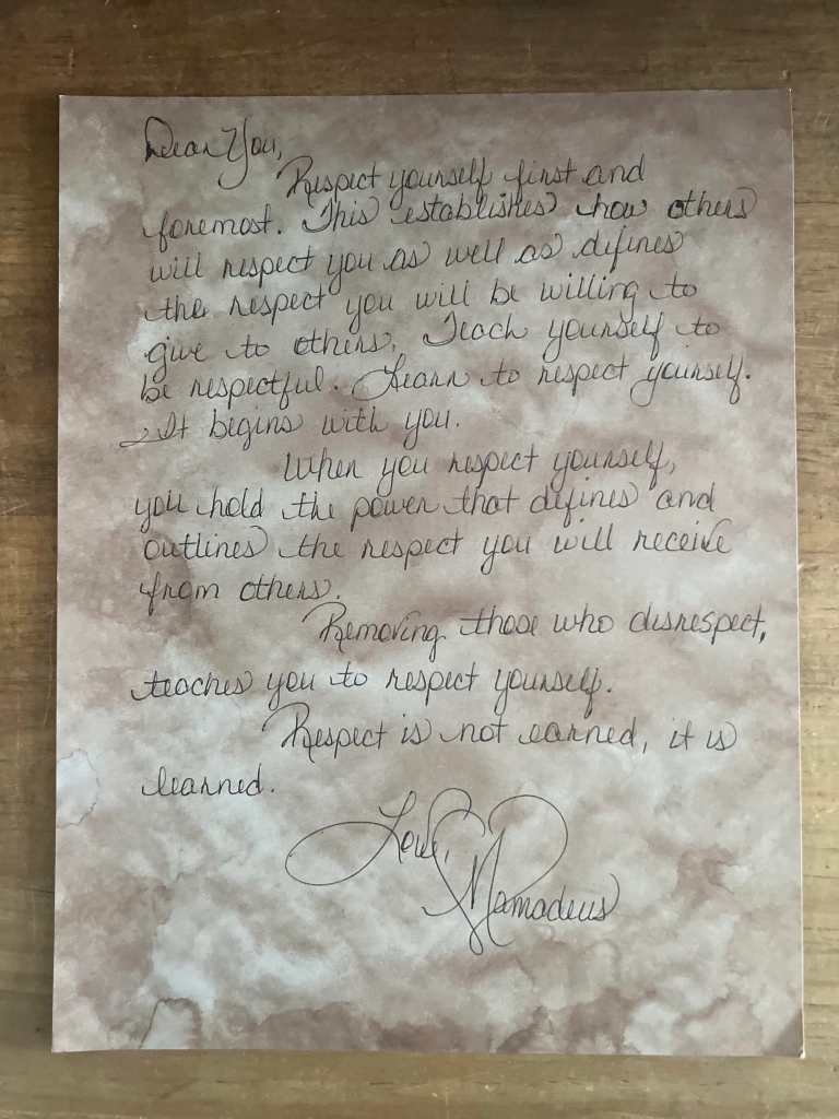 Mamadeus Love Letter # 55