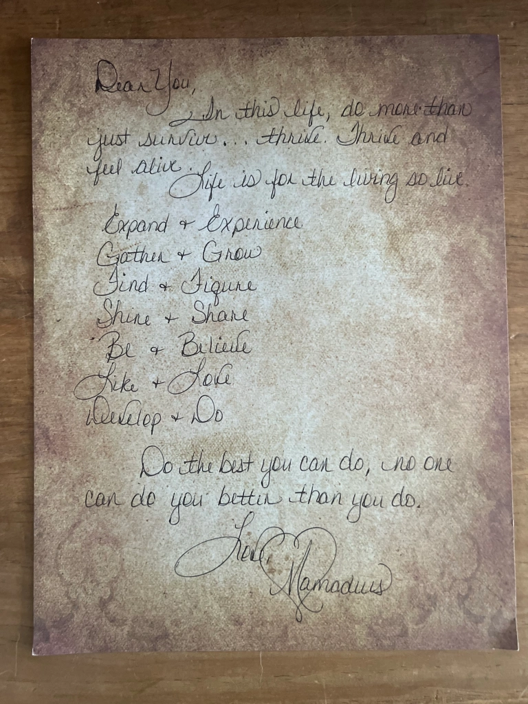 Mamadeus Love Letter # 56
