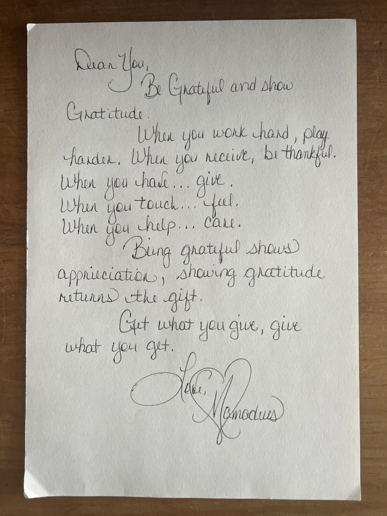 Mamadeus Love Letter # 57