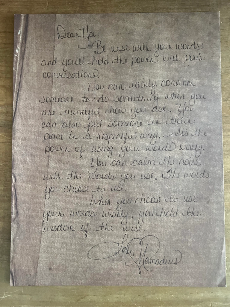 Mamadeus Love Letter # 60