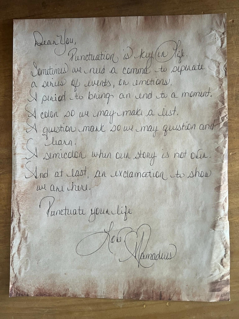 Mamadeus Love Letter # 2