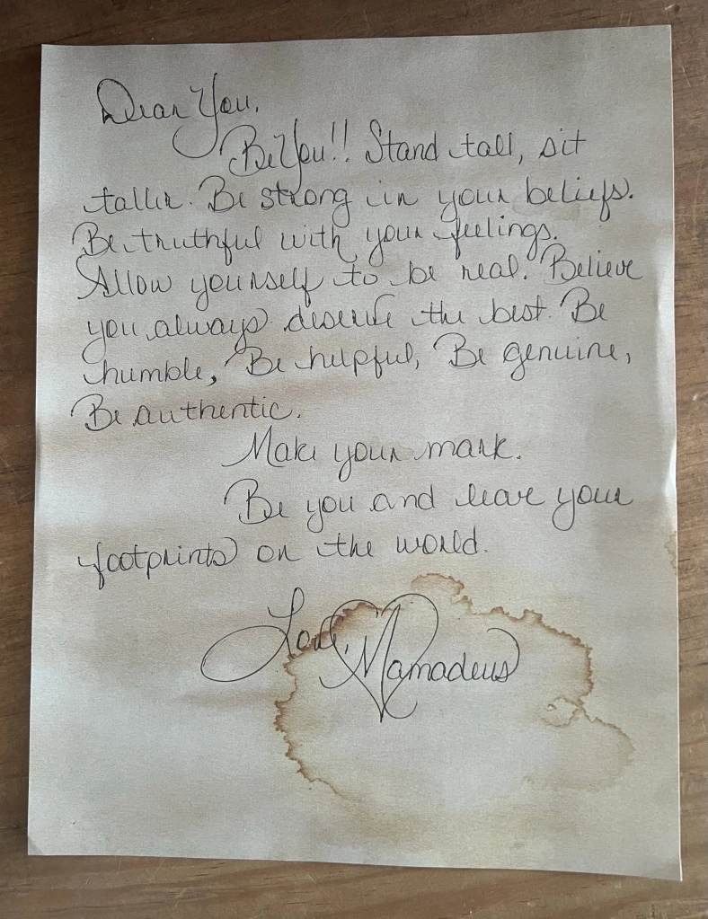 Mamadeus Love Letter # 3